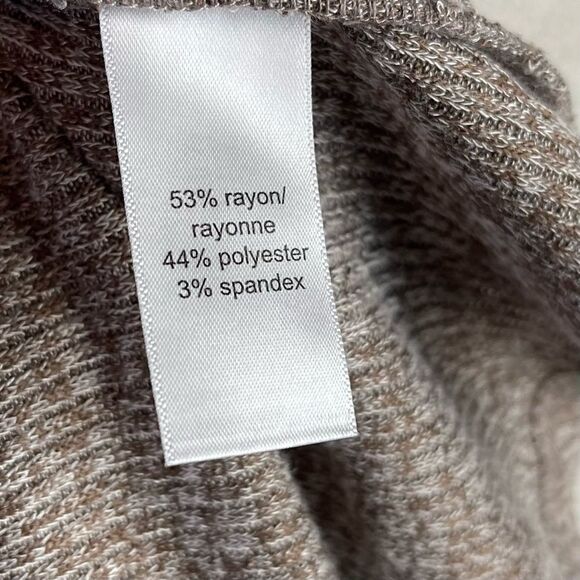 NWT Maurice’s Ribbed Mock Neck Babydoll Knit Top (Heather Taupe) - Small - Picture 9 of 9